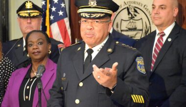 Police Commissioner Kevin Bethel, pictured at an October 2025 news conference, says the plan is designed to turn the PPD into "a national model for modern, equitable policing."