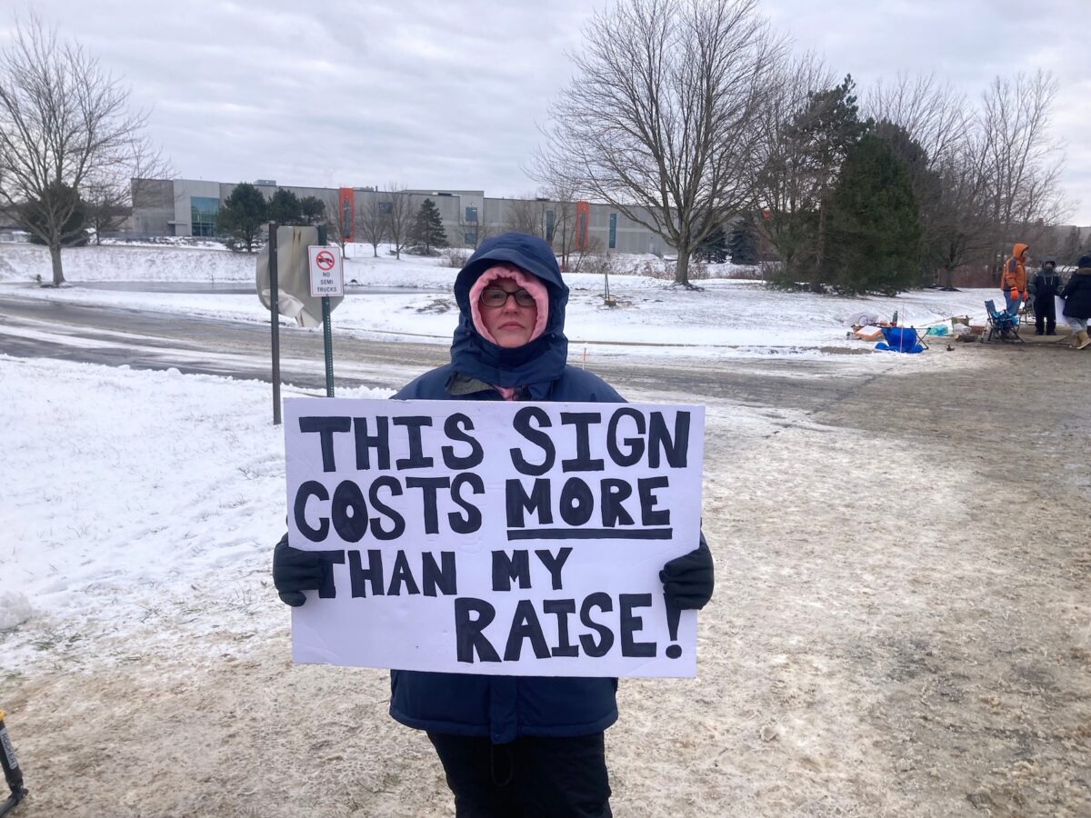 More than 250 are on strike at Parker Lord's Erie County plant. HeresWhy
