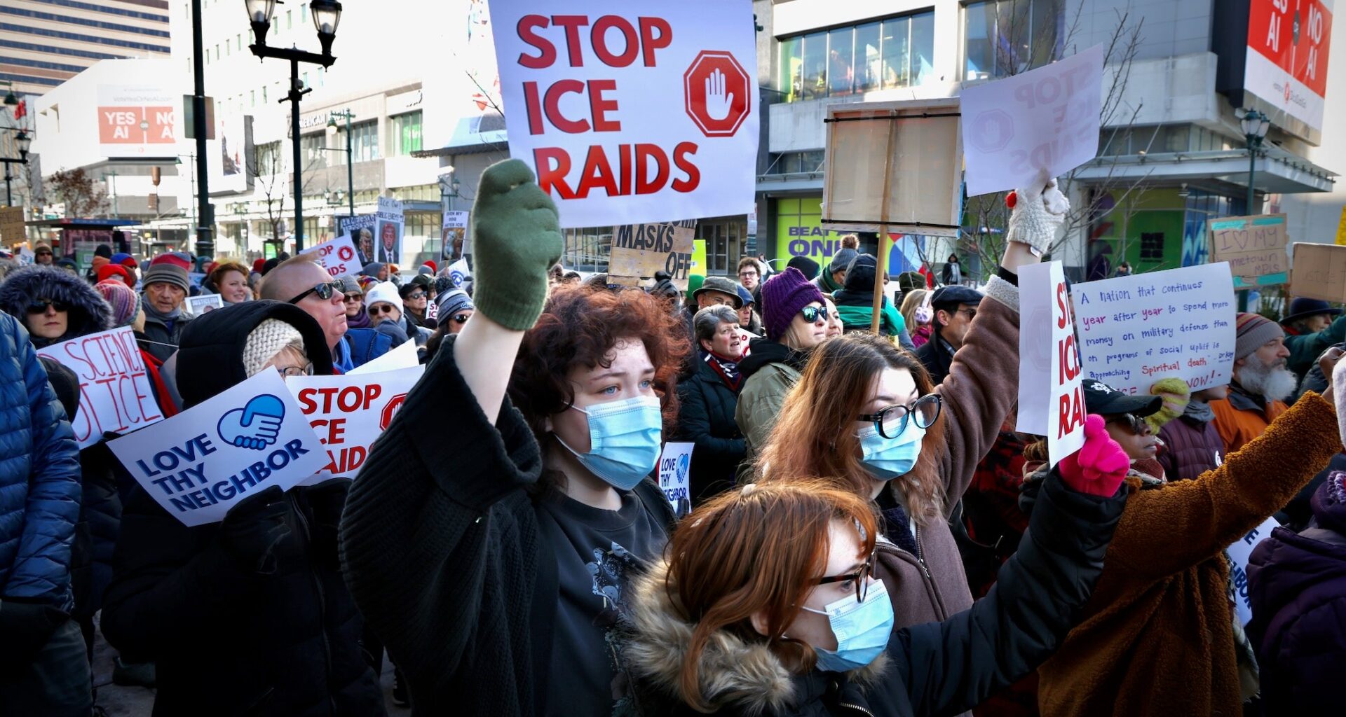 MLK Day in Philly: Protesters decry ICE raids, custody deaths