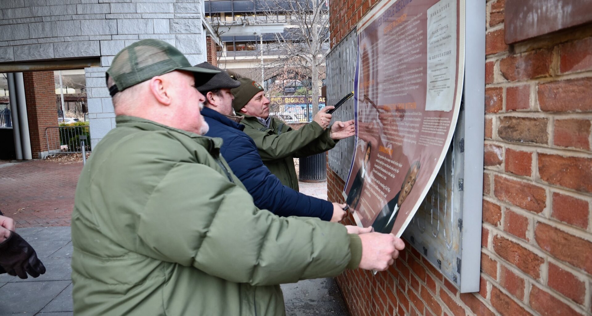 Park Service crews dismantle President’s House exhibit on slavery