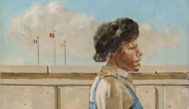 &ldquo;Going Home&rdquo; (1987) by Hughie Lee-Smith is one work on display at the Barbara Crawford Gallery.