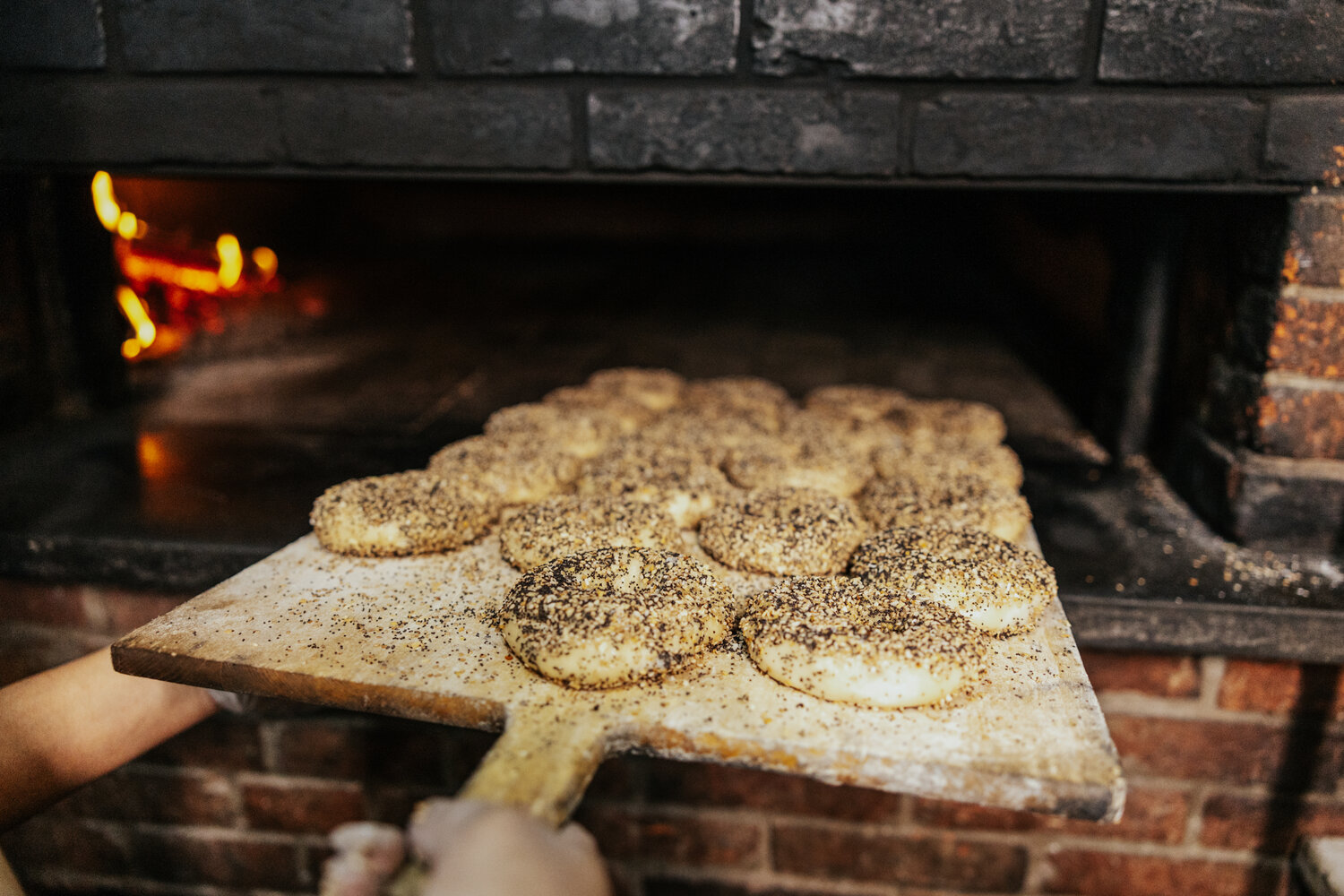 Spread Bagelry specializes in Montreal-style bagels.