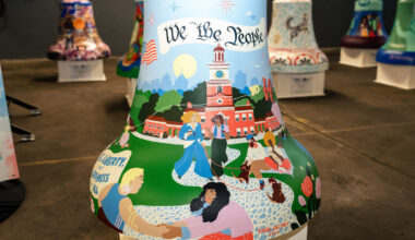 America250PA unveiled 22 artist-designed fiberglass replica Liberty Bells that will be installed throughout Philadelphia.