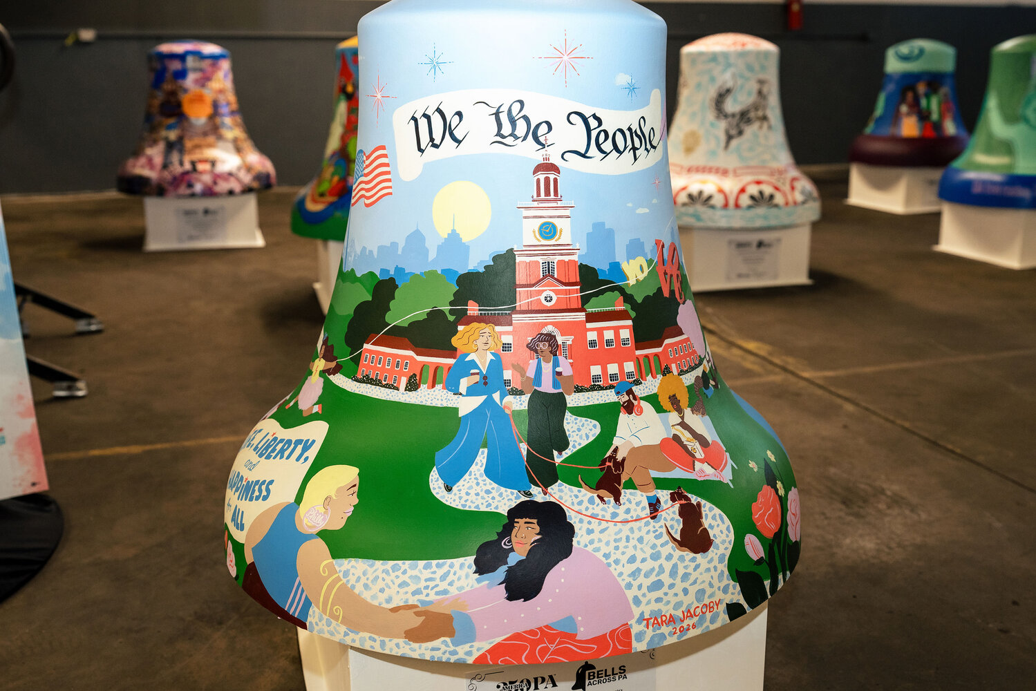 America250PA unveiled 22 artist-designed fiberglass replica Liberty Bells that will be installed throughout Philadelphia.