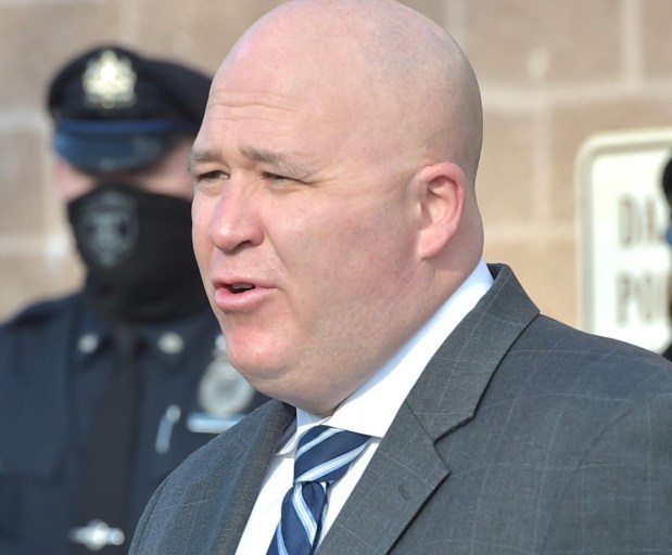 Delco FOP Lodge 27 President Christopher Eiserman in 2021. (DAILY TIMES)