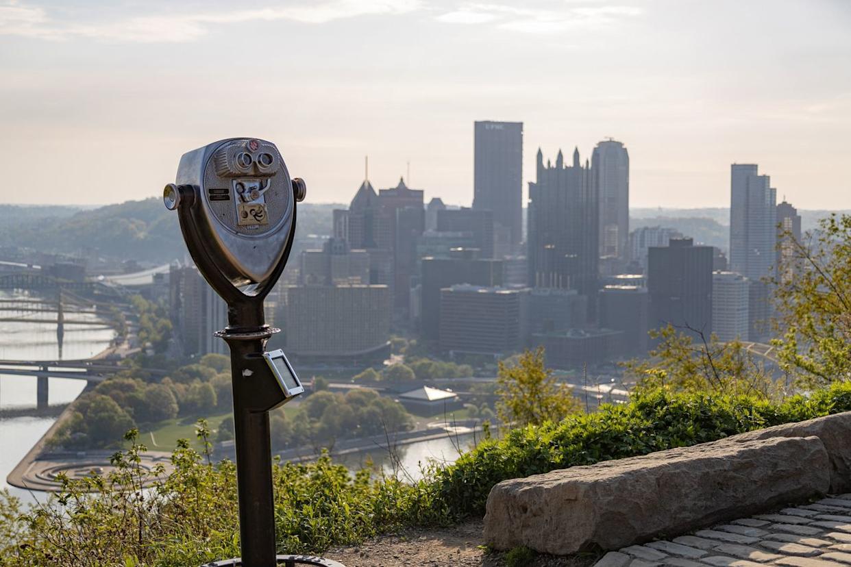 A scenic overlook in Pittsburgh. Nicholas Schmidt/Travel + Leisure
