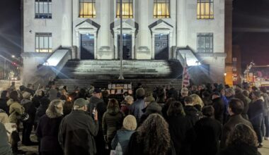 Dozens gather in Upper Darby for vigil remembering Renee Good