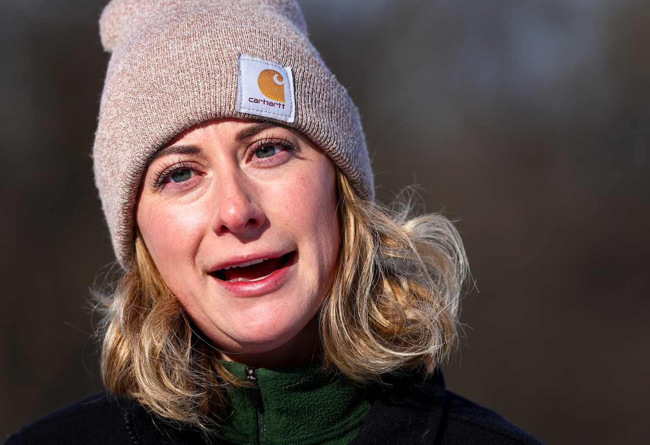 Taking in the winter scenery with snowshoes