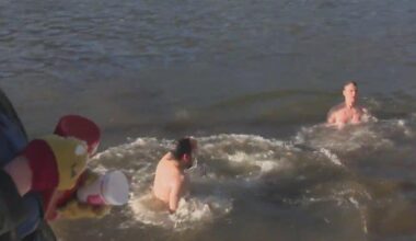 Hundreds of people brave cold Pittsburgh temperatures, ring in 2026 with annual Polar Bear Plunge