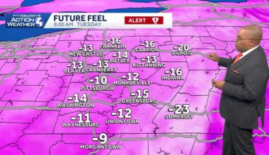 Subzero wind chills coming Tuesday