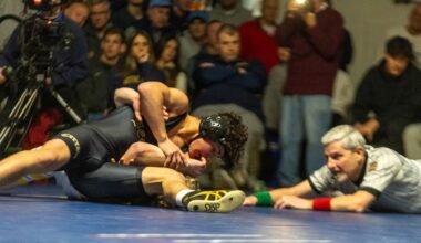 Becahi wrestling gets 4 straight pins to knock off Notre Dame-Green Pond