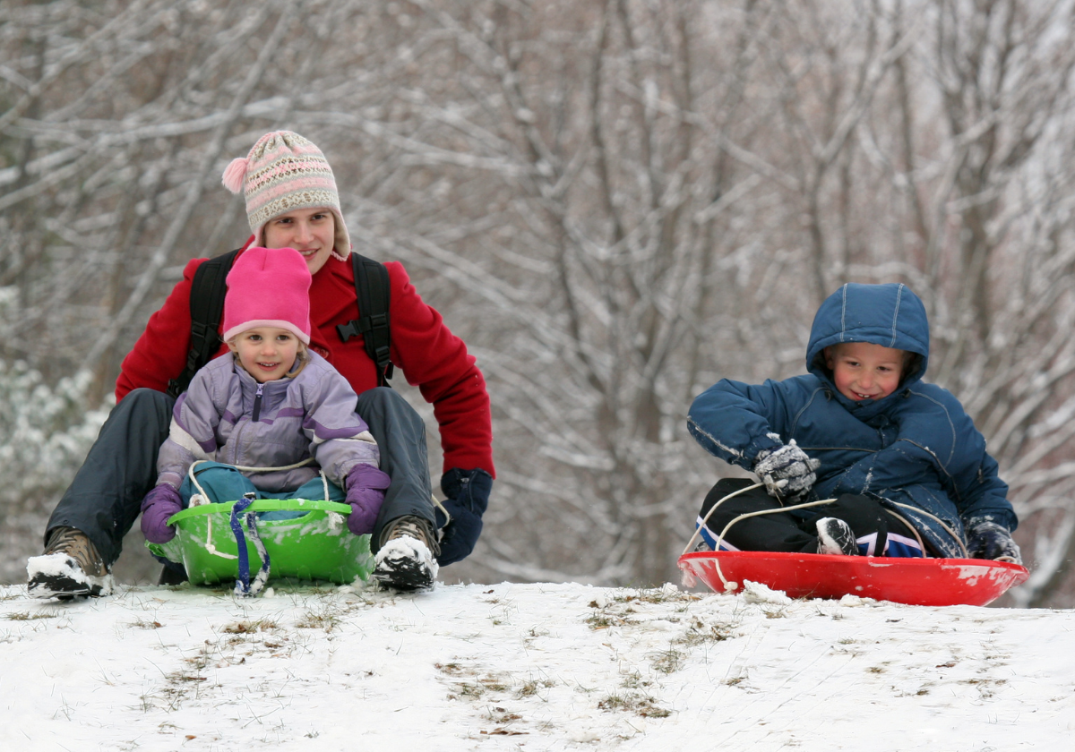 sledding