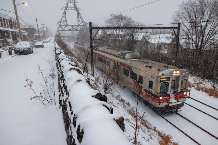 Snow blankets the Philadelphia region on Sunday, Jan. 25, 2026.