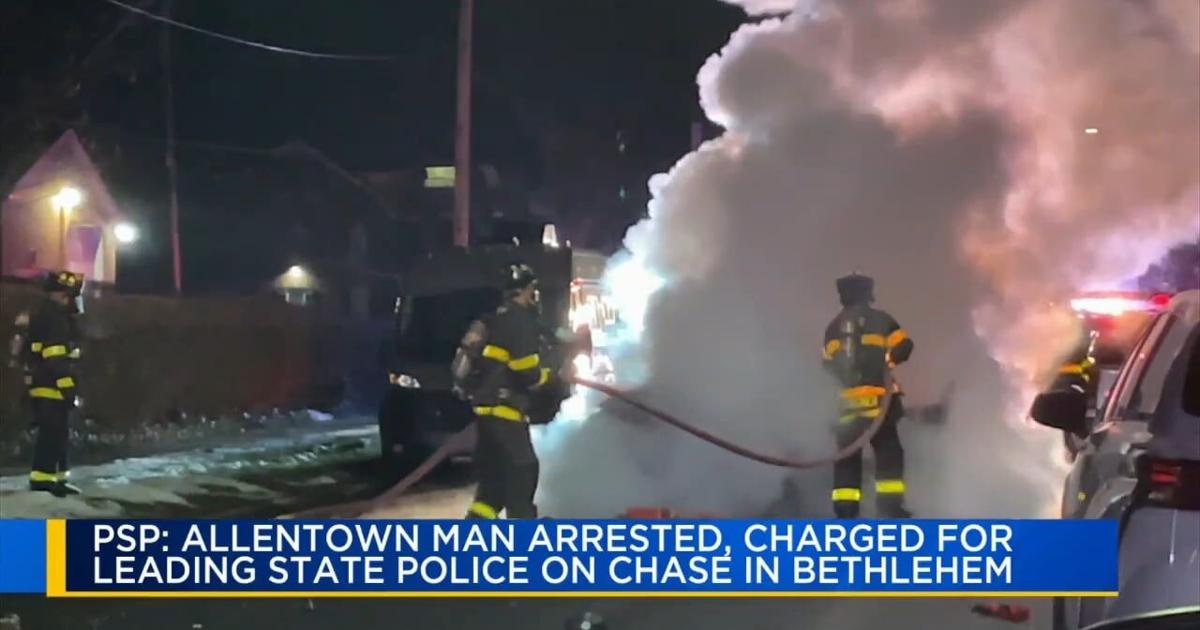 Man leads police on pursuit, crashes into parked vehicles in Bethlehem, Pa. State Police say | Bethelehm Area