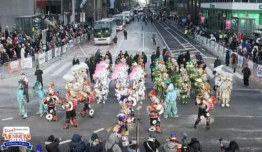 Four hurt at Mummers Parade, everyone reported doing well | 2026 Philadelphia Mummers Parade