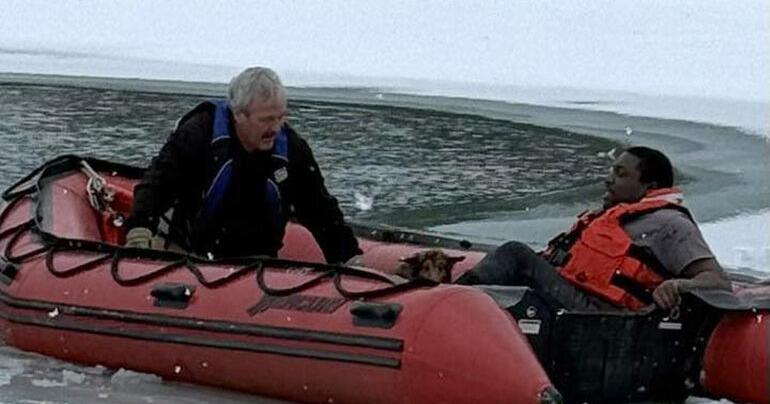 New Bethlehem firefighters rescue ‘Rosie’ from frozen pond for first call of 2026 | News