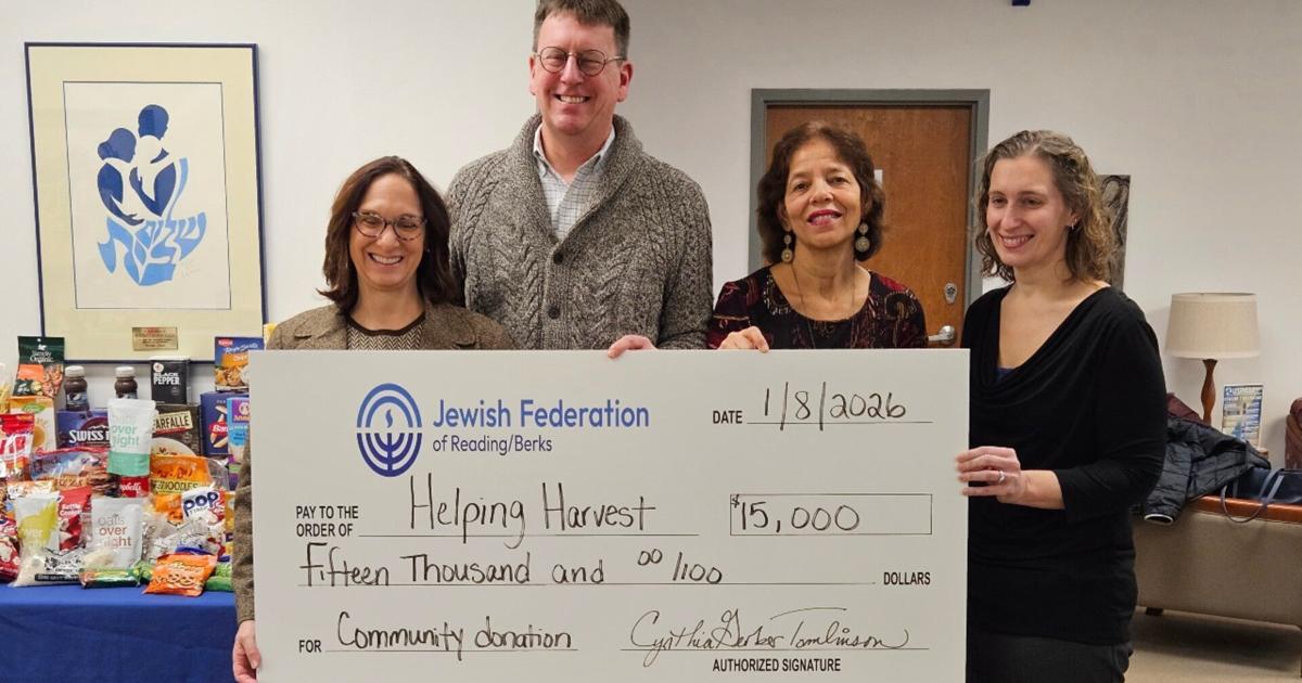 Helping Harvest gets $15K boost from Jewish Federation of Reading | State