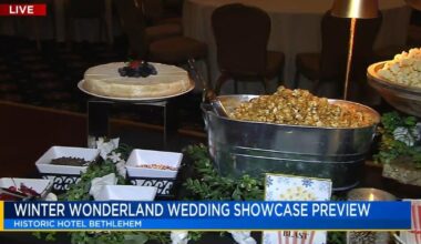Wedding showcase: Event planning getting glamorous twist at Historic Hotel Bethlehem | Bethelehm Area