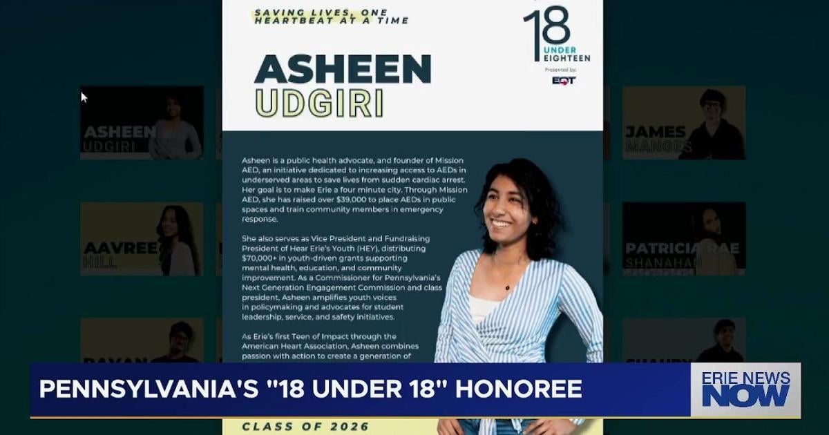 Young Leader from Erie Earns Spot in Top 18 Under 18 | News