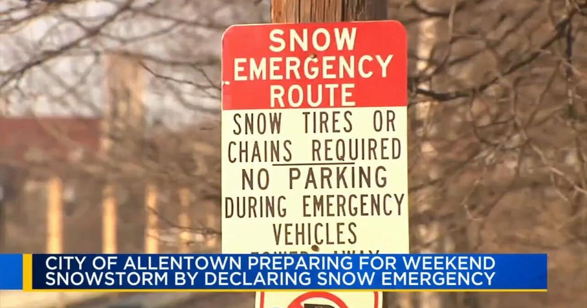Allentown declares snow emergency ahead of storm | Allentown Area