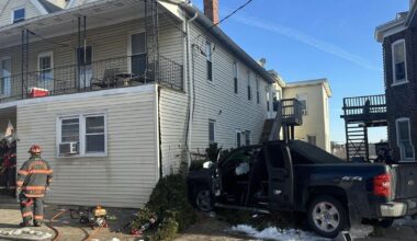 Pickup slams into Coplay building during apparent medical emergency | Lehigh Valley Regional News