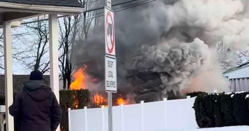 Garage fire at Northampton County neighborhood | Nazareth Area