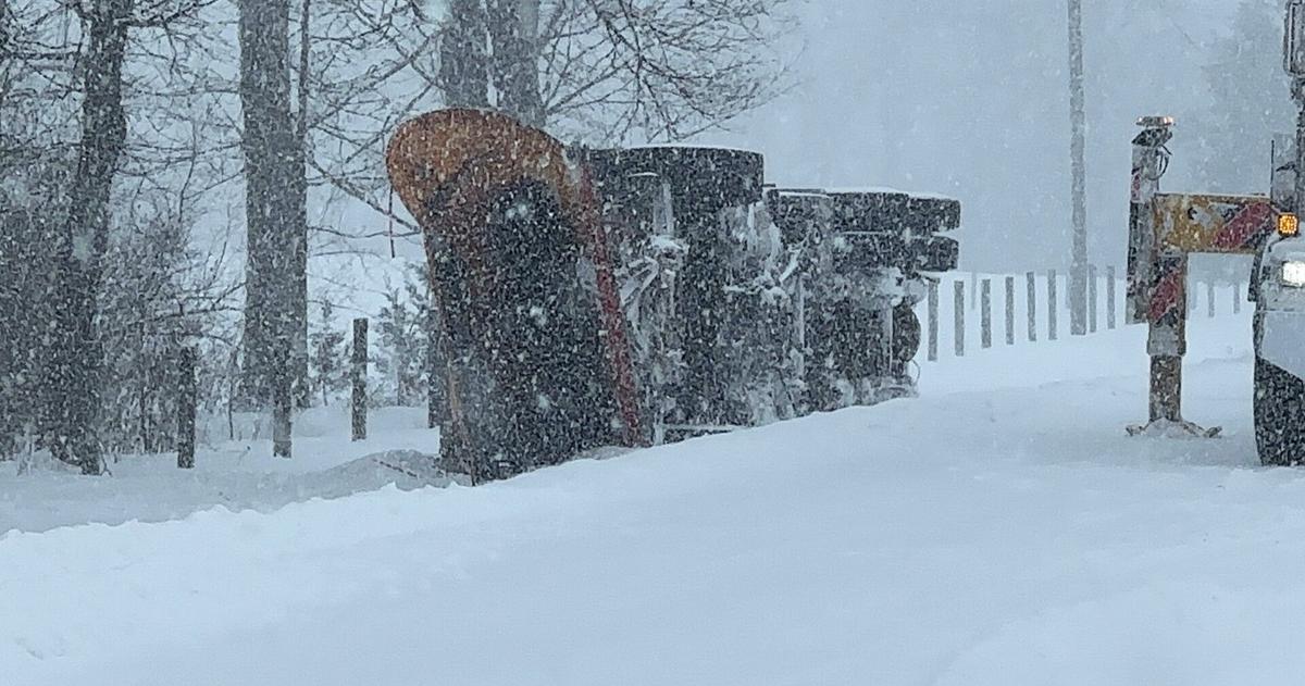 PennDOT plow takes a tumble on Route 309 | Lehigh Valley Regional News