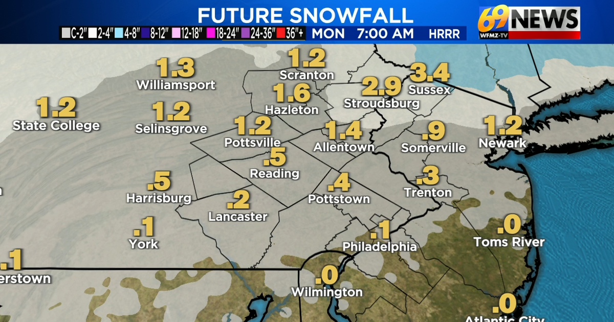 Here are the latest snow totals...a little more snow and sleet still to come | Weather