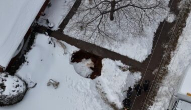 Sinkhole opens in Lehigh County, forcing families to evacuate | Allentown Area