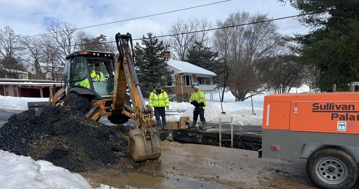 Crews complete repairs after reported water main break in Allentown | Lehigh Valley Regional News