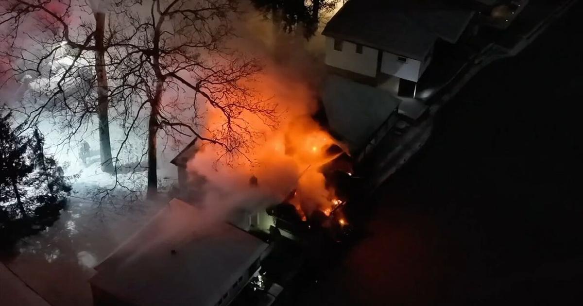 4 displaced after fire destroys home, damages another on Adams Island; weather made fighting fire harder, officials say | Allentown Area