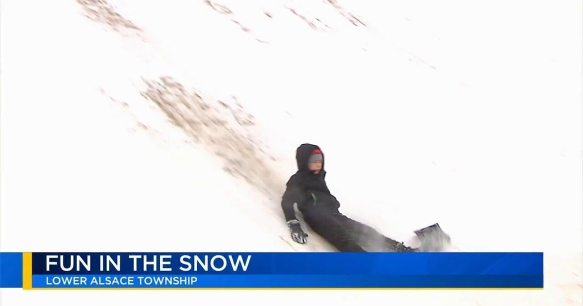 Popular Lower Alsace Twp. spot a winter wonderland for local sledders | Berks Regional News