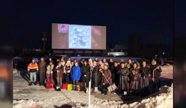 'Mark sent us': Internet superstar rallies community to clear snow for local drive-in movie premiere | Allentown Area
