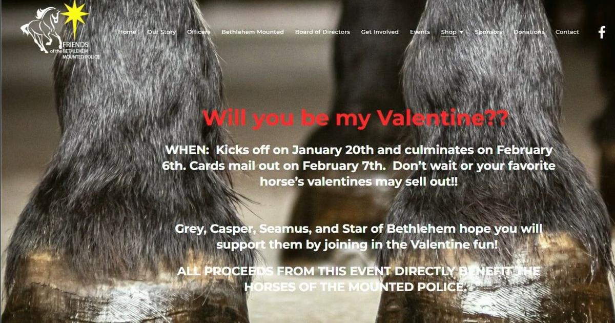 Valentine fundraiser to benefit Bethlehem's mounted police | 69News at Sunrise