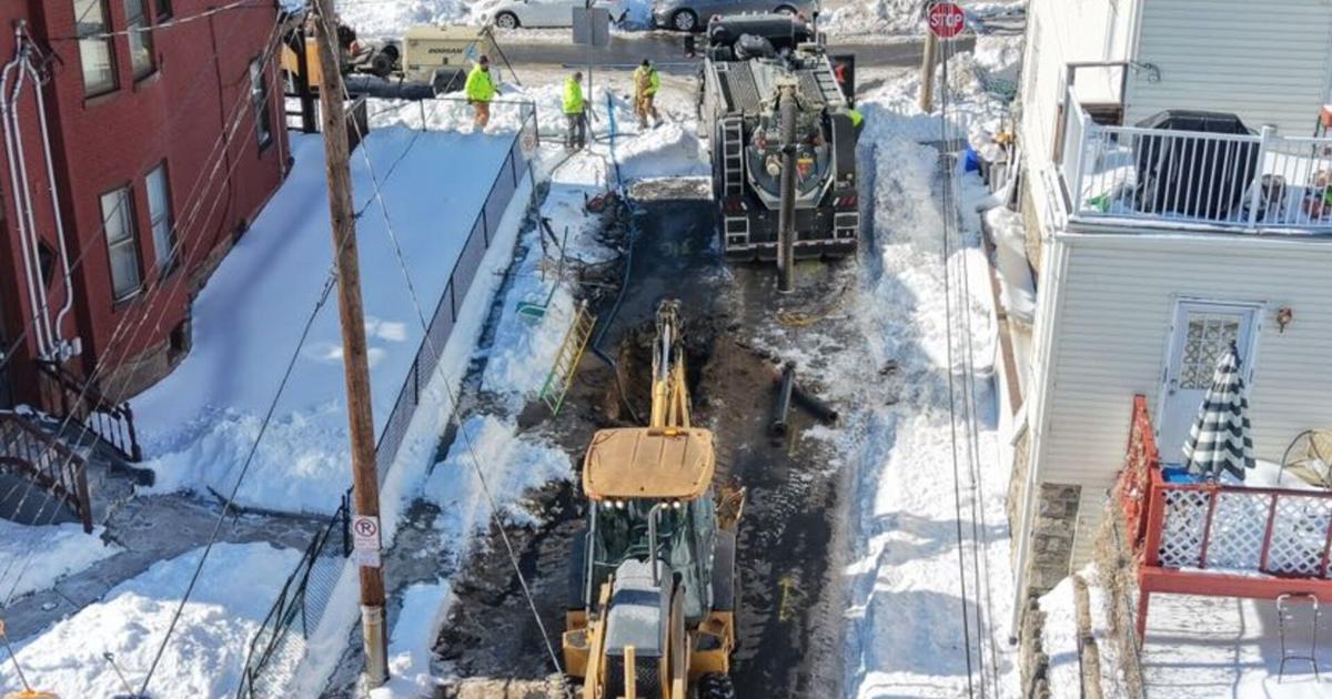 Repair crews on the scene of Easton water main break | Homepage Top Stories
