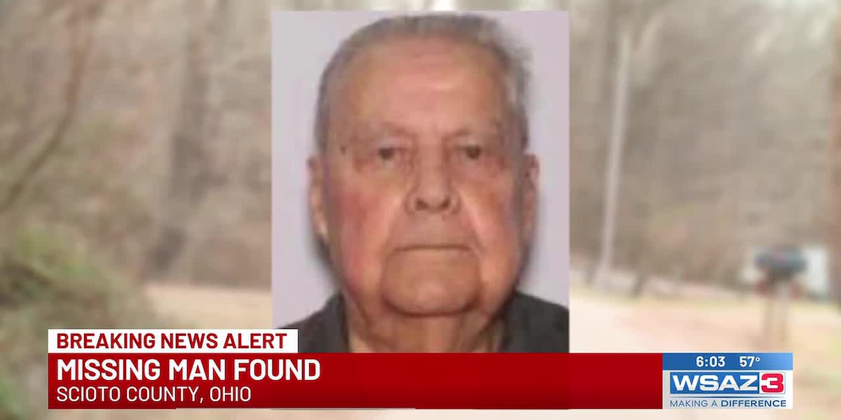 Missing man found in Pennsylvania