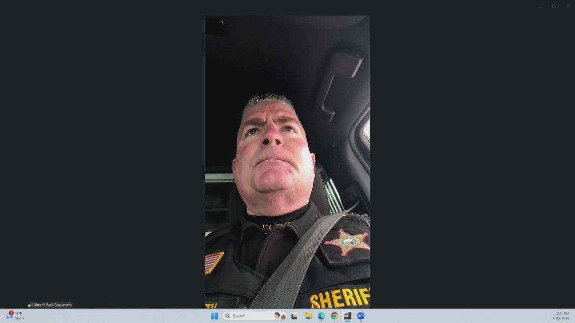 Erie County Sheriff Paul Sigsworth speaks with 3News with Level 3 snow emergency beginning at 2 p.m.