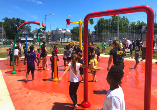 Bayview Park Splash Pad Erie PA