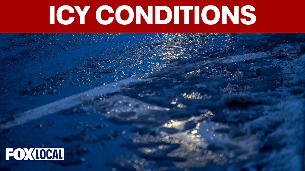 Icy conditions across southeastern Pennsylvania as winter storm approaches