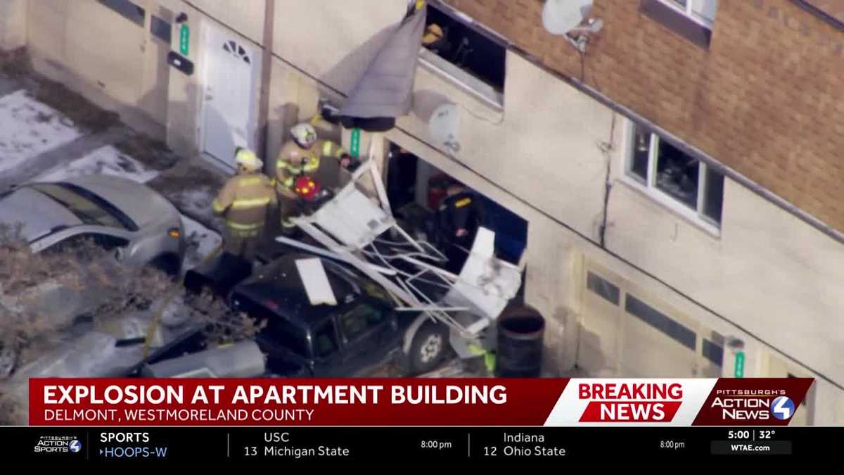Delmont, Pennsylvania apartment explosion: 1 flown to hospital