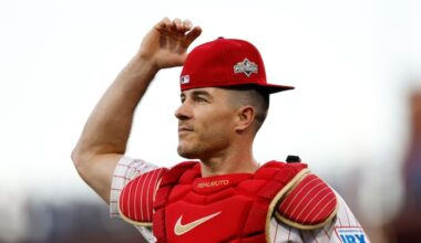 J.T. Realmuto is "one of the best catchers in the game,” pitcher Cristopher Sánchez said. “We’re basically nothing without him.”