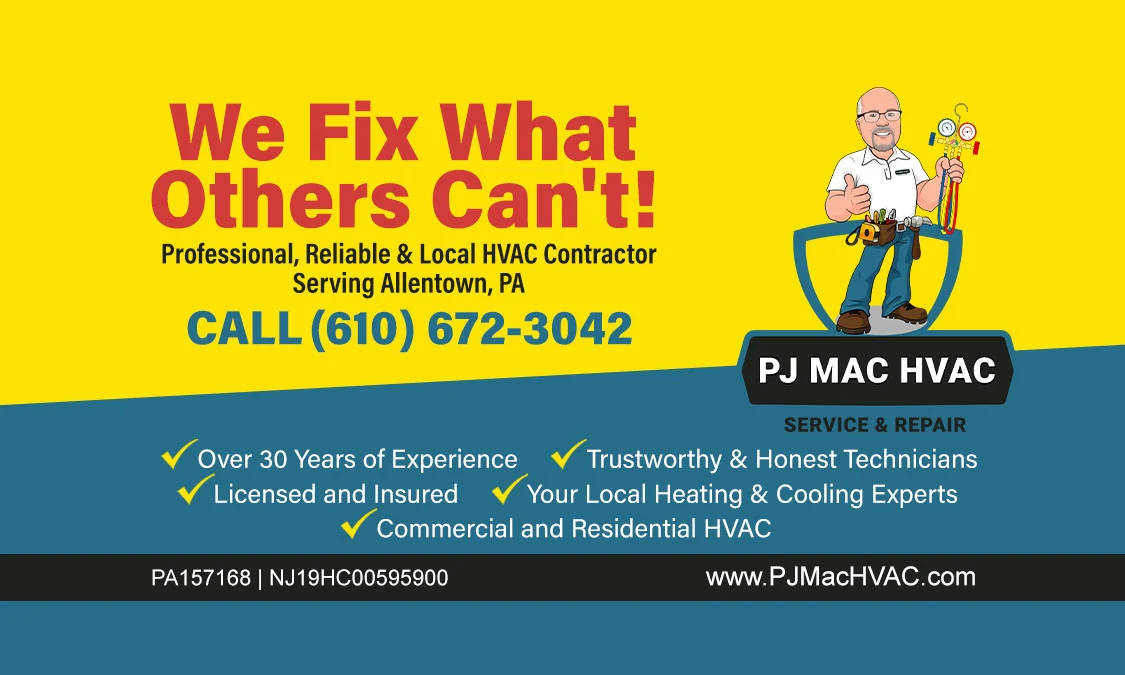 PJ MAC HVAC Air Duct Cleaning HVAC contractor Allentown PA