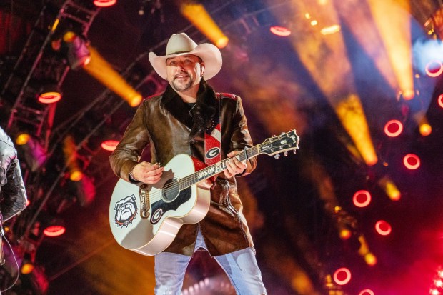 Jason Aldean is performing in Allentown this weekend. (Associated Press)