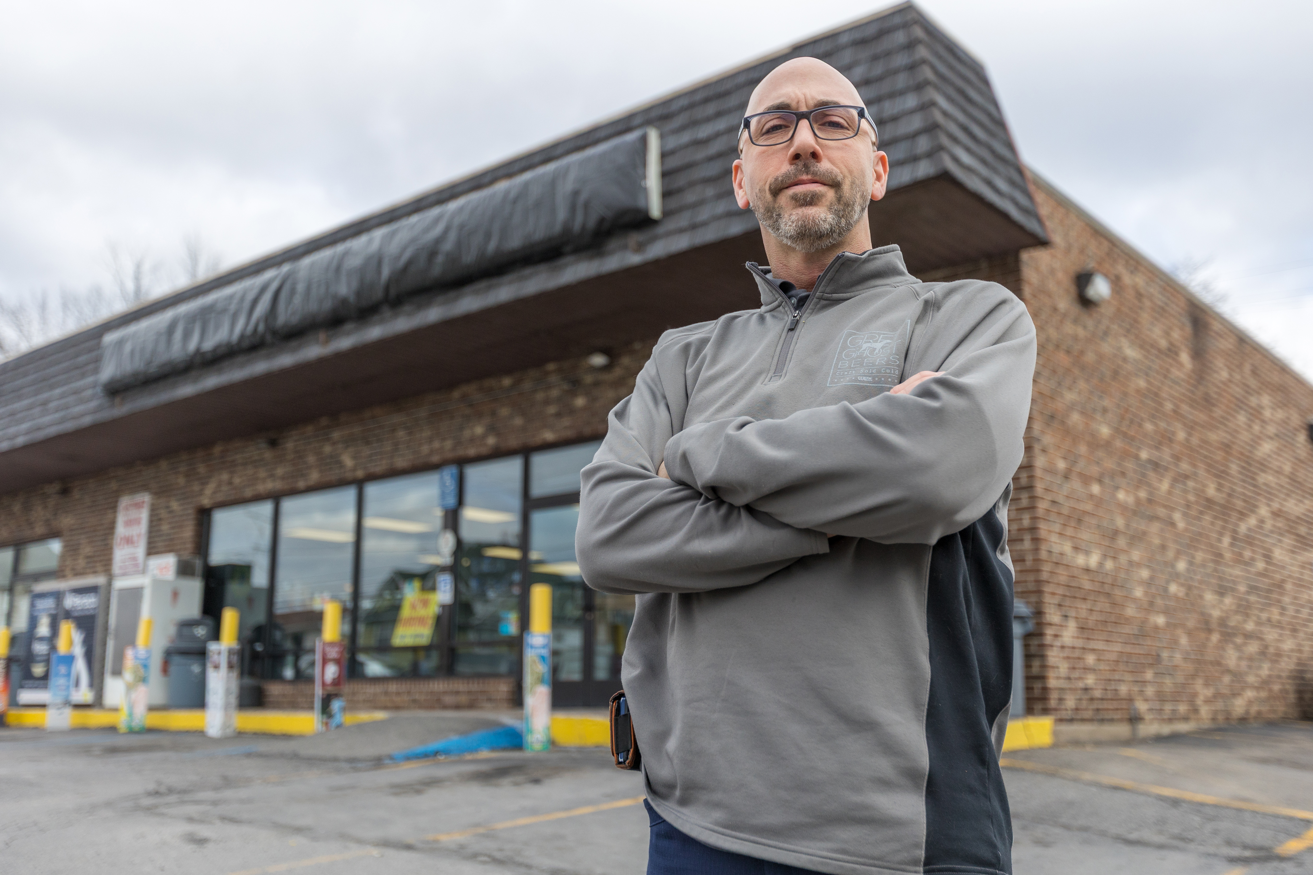 Eric Taffera, franchise owner of Convenient Food Mart in Avoca,...