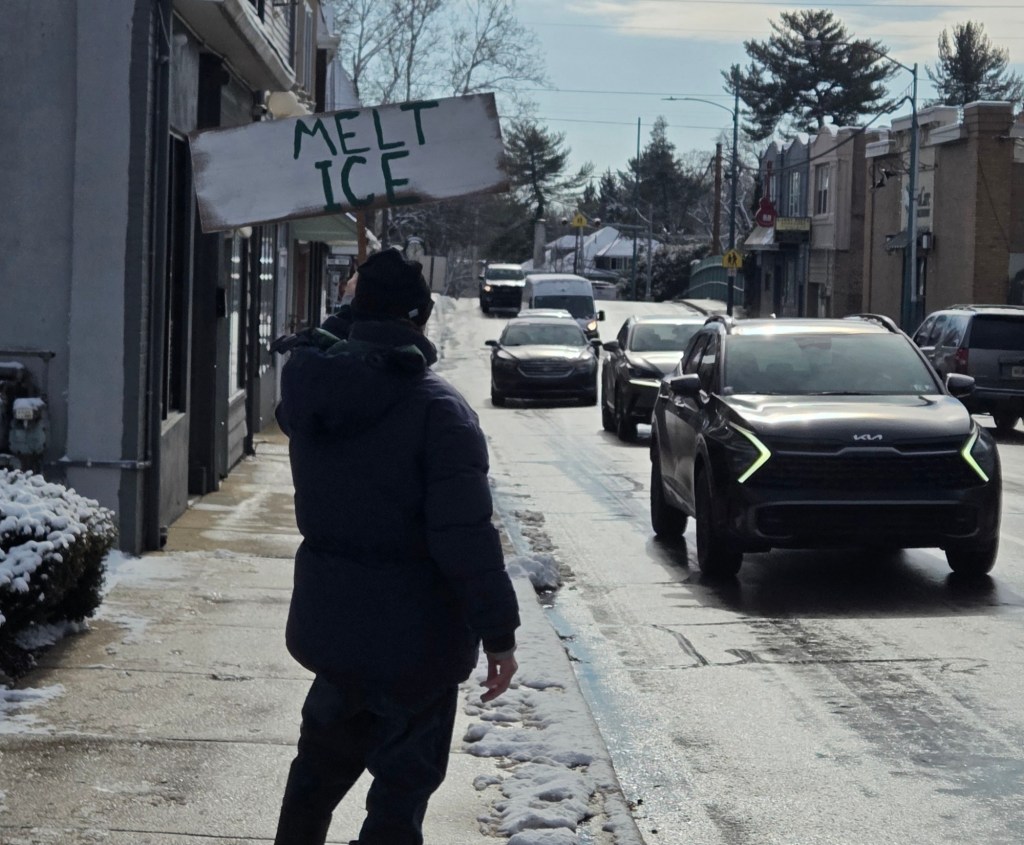 Protesters come out for MLK against ICE