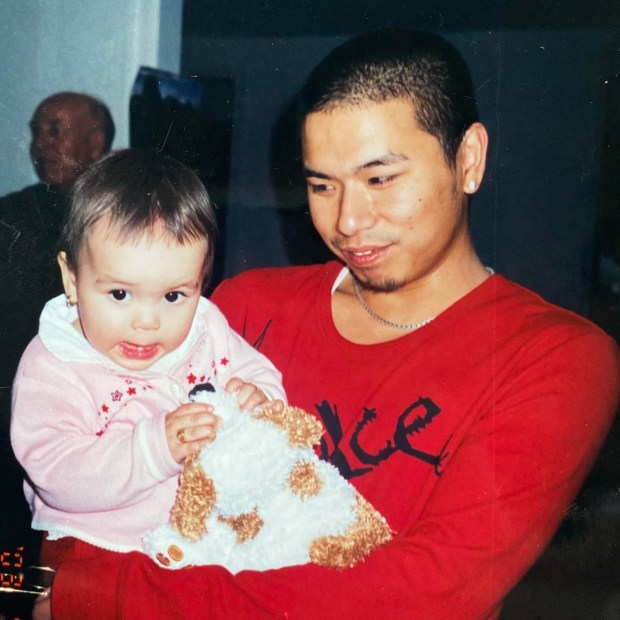Parady La with his daughter Jazmine, now 23. (COURTESY OF THE LA FAMILY)