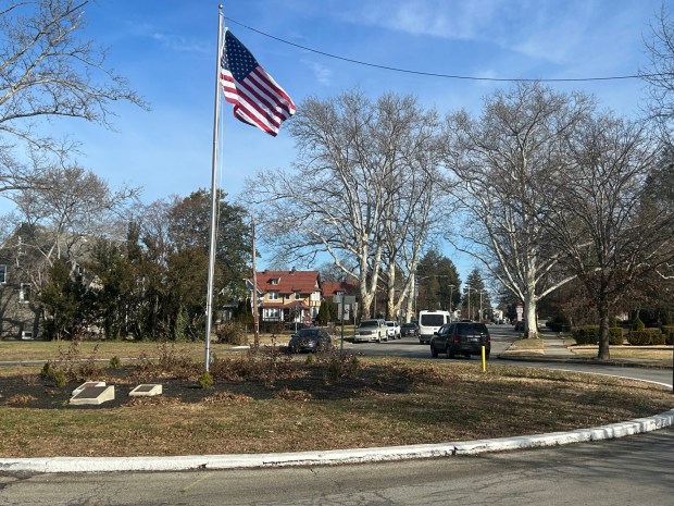 The circle at Longacre Boulevard and Cypress Street in Yeadon. (PETE BANNAN-DAILY TIMES)