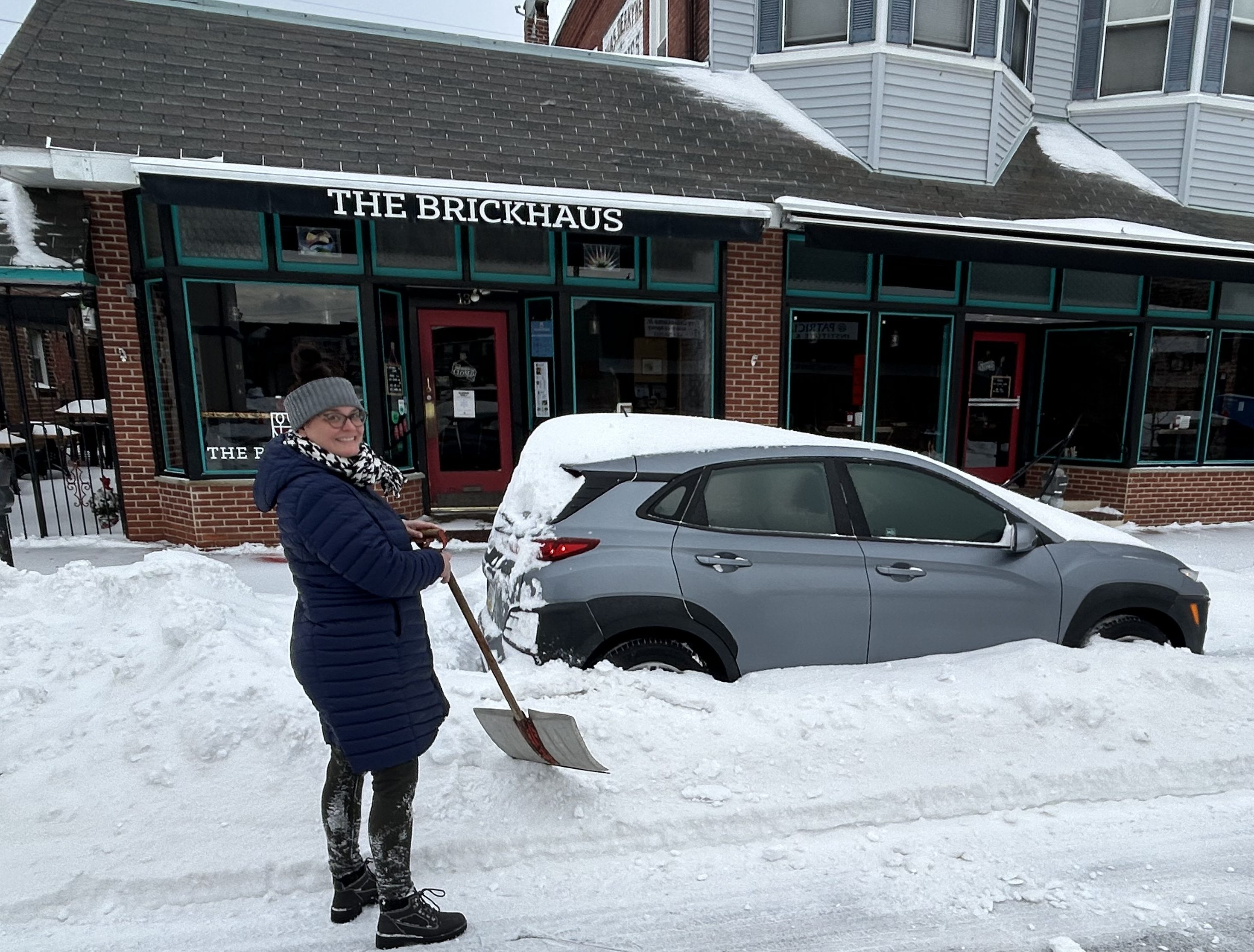 Tori McClay faces the daunting task of shoveling out her...