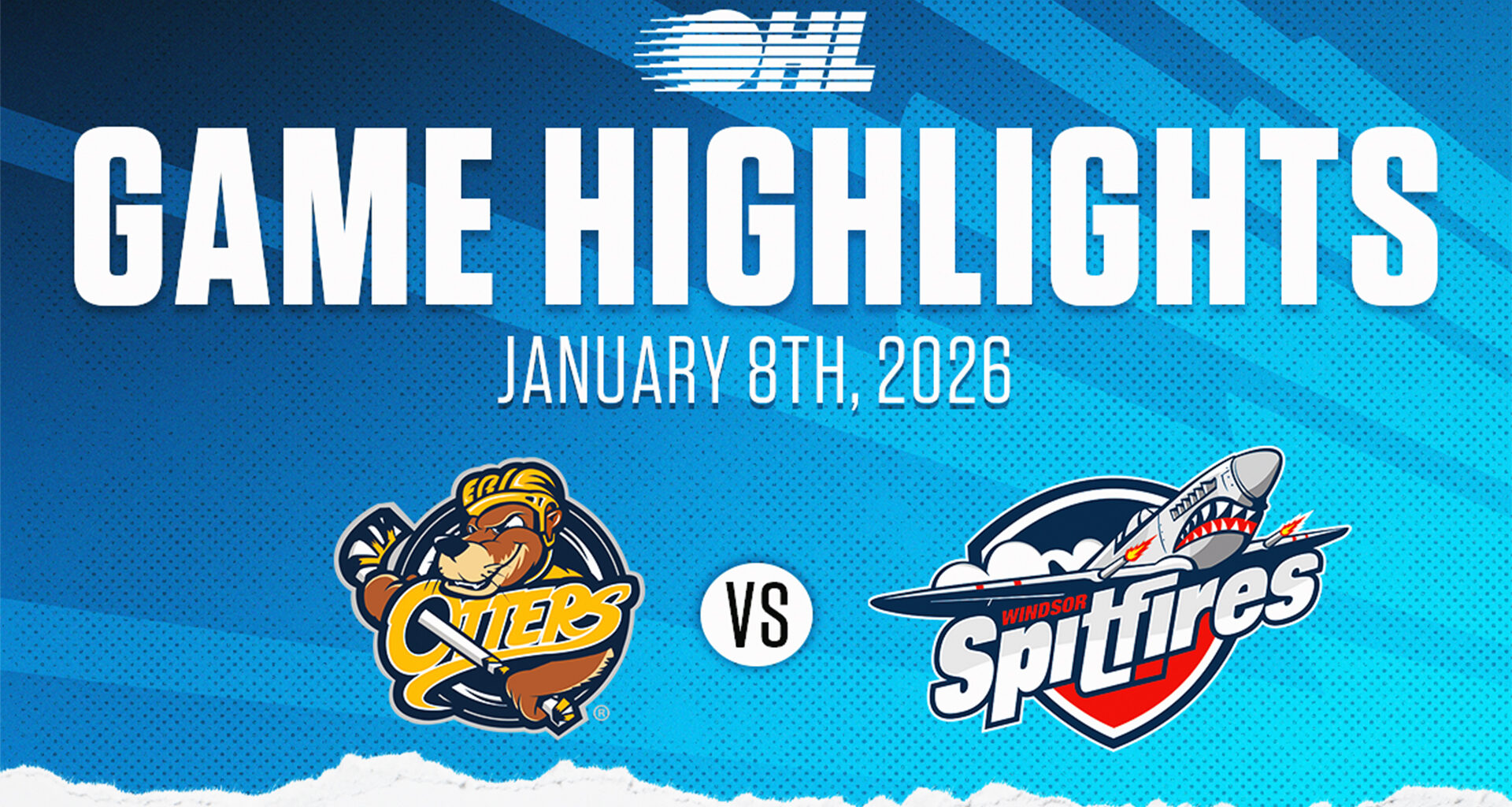 OHL Highlights: Erie Otters @ Windsor Spitfires Jan. 8, 2026