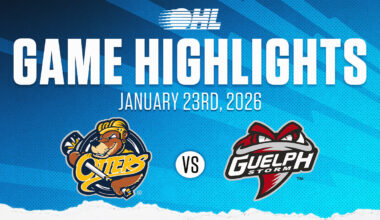 OHL Highlights: Erie Otters @ Guelph Storm Jan. 23, 2026